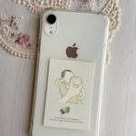  【イラストカード❸name】スマホカード//似顔絵//スマホケース//おしゃれ//かわいい//命名書