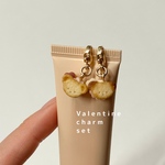 【受注製作】🐻🐶🍓🤎‎🤍Valentine design（チャーム）