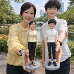 ご家族が喜ぶ家族人形｜写真から作る記念品