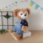 ★受注販売★セットでお得！ダッフィー&シェリーメイ【ポーチ】コスチューム★デニム調サロペットと星柄Tシャツ★ぬい活