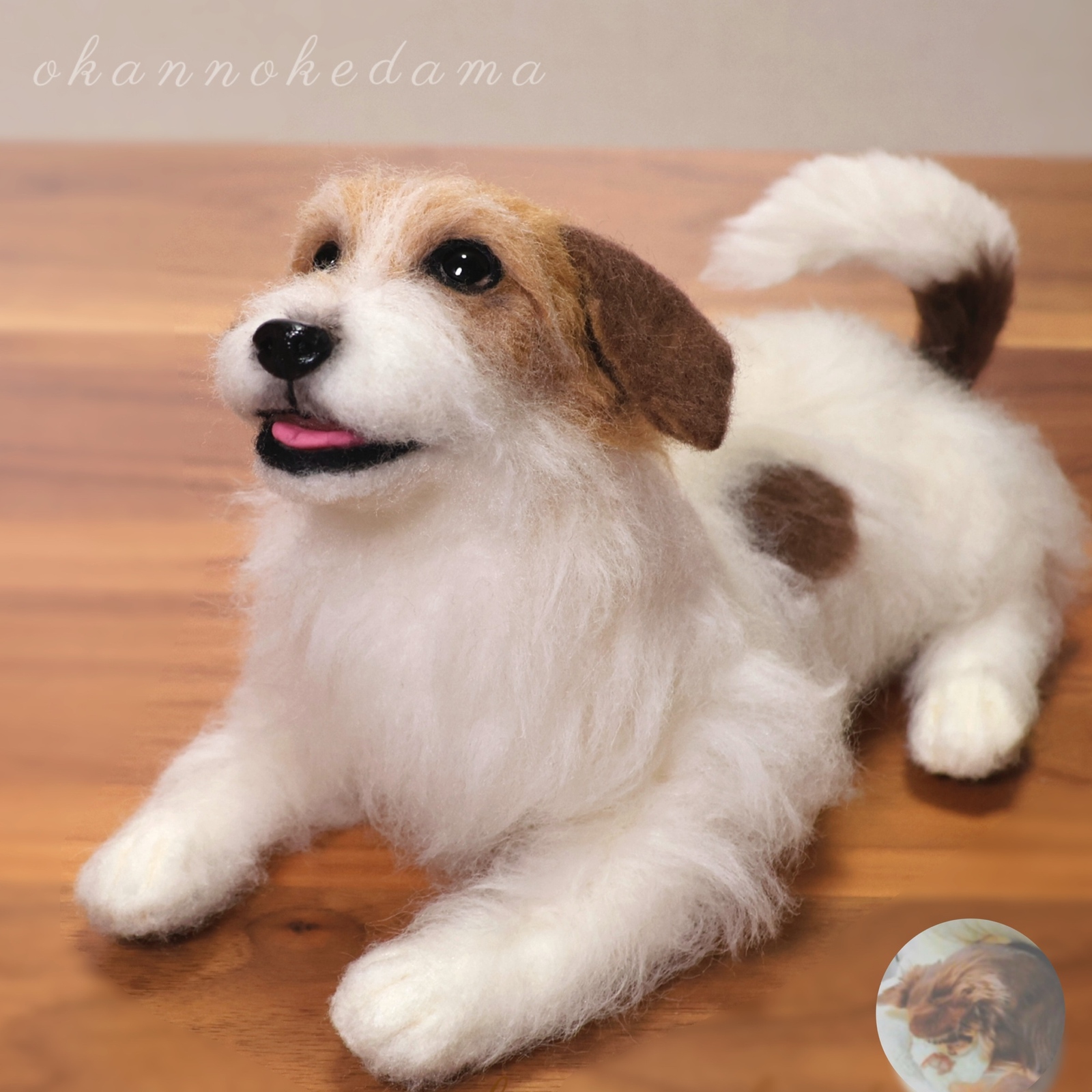 3D犬 愛犬 オーダーメイド 羊毛フェルト ダックス チワワ 犬 - OKAN