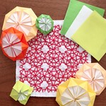 折り紙の菊　刺し子図案PDF｜花模様の刺し子パターン