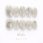 ブライダルネイルに　white/nuance nail♡