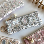 14日(土)21時🕘〜販売！new✨インド刺繍生地メガネケース👓 ⑪ペンケースにもぴったり🖋️プレゼントにもぜひ♡      3,580円