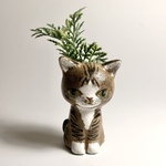 ねこ花瓶　きじしろさん