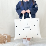 入園入学セット お着替えバッグ 着替え袋 体操服入れ　natural Rabbit