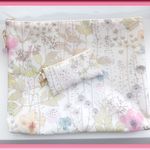 ★★LIBERTY　Irma　イルマ　ピンク系　クリアポケットマチ付ポーチ　29×22×3cm　&　miniポーチ　セット