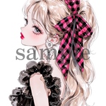 オリジナル人物ステッカー♡No.3345