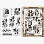 クリアスタンプシート・ランダムナンバー【m】