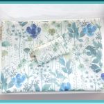 ★★LIBERTY　Irma　イルマ　ブルー系　おおきめクリアポケットポーチ　34×24cm　&　miniポーチ　セット