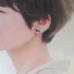   Opalite14   S925WGフックピアス❀ 