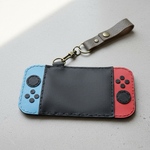 Switch風　革　パスケース　ネームタグ　定期入れ　スイッチ