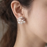 春色＊パールビジューピアス