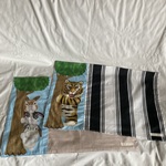 【１様オーダー品】リバーシブルランチョンマット★トラうさぎ