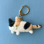三毛猫のぬいぐるみキーホルダー（52）