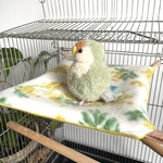 バードハンモック　Mサイズ　ミモザ　両面フリース×ドミット芯入り