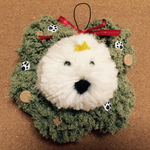 オールドイングリッシュシープドッグ ポンポンリース