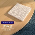 【和菓子道具】青海波（6.5cm角）練り切り 押し型 スタンプ 千筋板 粘土