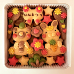 ひな祭りクッキー缶