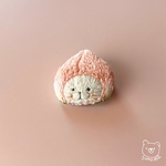 【再販】もも猫🍑＊ブローチ