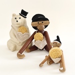 [winter]ホワイトデーにクリームサンドクッキー for しろくま貯金箱＆しろくま貯金箱ガチャ＆カイボイスンモンキーミニ＆カイボイスンモンキースモール