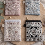 インド刺繍リボン　ポーチ　アクセサリーケース