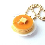 ホットケーキのキーホルダー