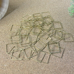 16㎜スクエアフレーム（小）50PCS アンティークゴールド