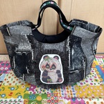 バルーンバッグ☆クローバーＭサイズ☆昭和レトロ