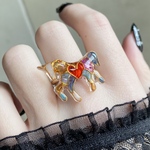 〜夢ガラス🌈🦄ユニコーンリング〜