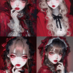 【2月受注販売品】CUTE GIRL LITTLE RED RIDING HOOD　４面　コラージュシート