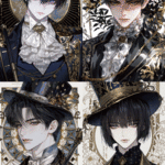 【2月受注販売品】SWEET BOY GENTLEMAN 4CS　コラージュシート