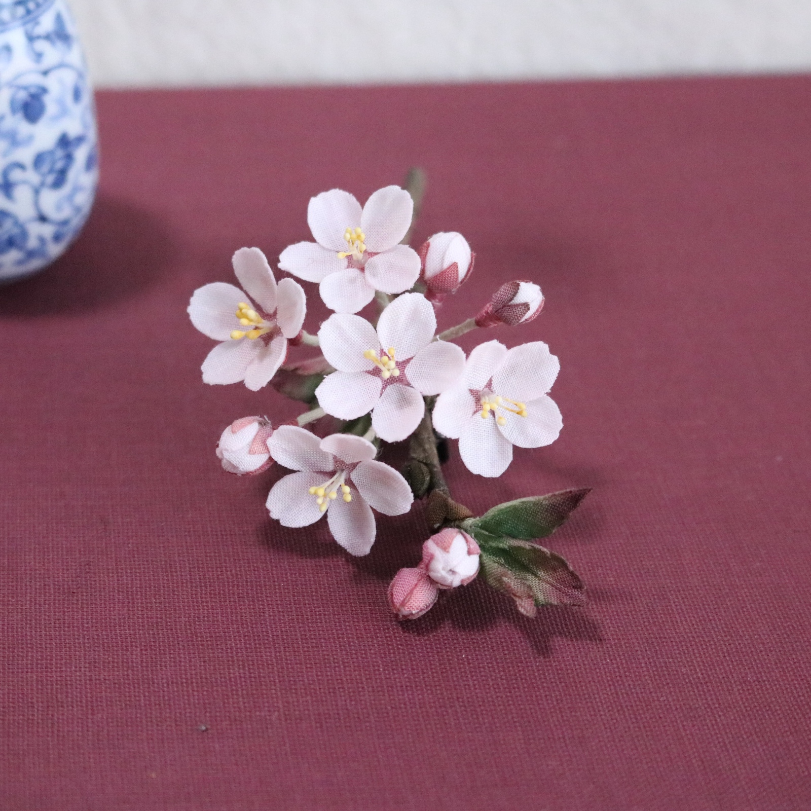 布花   桜ブローチ　1870