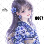 original sticker « no.8067 »     //     人物ステッカー オリジナルステッカー オリジナル人物ステッカー ステッカー cotton melody