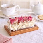 【母の日早割】Fleur Roll フルール・ロール母の日ピック入り（ケーキボックス付/プリザーブドフラワー）
