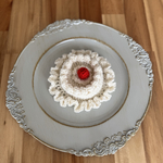 ケーキ帽子　(白)