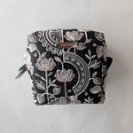 刺繍生地のときめきBOXポーチ