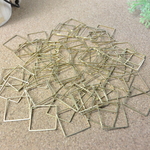 20㎜スクエアフレーム(中) 50PCS アンティークゴールド
