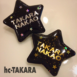 ネームオーダー☆キラキラ星のお名前バッチ☆