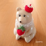 しろくま貯金箱用　　いちご🍓ˎˊ˗