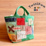 tuttifun＊たのしいつぎはぎ帆布トート                  Happy Patchwork Canvas Tote         A256
