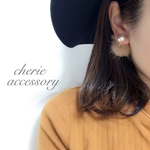 新色追加♡ファーキャッチ風earring