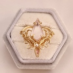 オーダーメイド専用 [ Lumina Divina ]アンダラクリスタル ワイヤージュエリーリング 