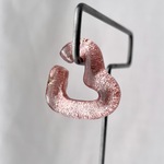  HEART earcuff (Carol pink  /キャロルピンク ) // 片耳用 ( 右耳 )