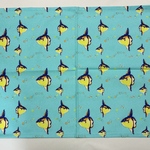 マンボウ柄　ランチマット　約39x50cm