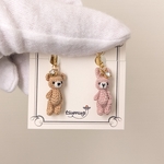 【Aさま専用ページ】くまのミニチュアあみぐるみ＆うさぎのミニチュアあみぐるみイヤリング🧸🐇