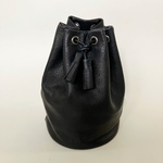 2way巾着バッグ　ブラック