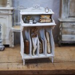dollhouseドールハウス　ミニチュア miniature　本棚　キャビネット　アンティーク　家具　