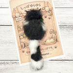 しっぽがゆらゆら揺れるねこちゃんブローチ(M12)