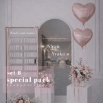 ⌇set B welcome spaceがこれで完成！3点セット